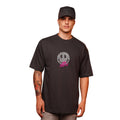 Camiseta Oversized Cinza Grafite Zero Um Pink