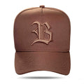 Boné Snapback Logo Alto Relevo Marrom