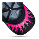 Boné Snapback Preto Verniz Hand Rosa Pink