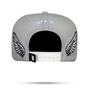 Boné Snapback New Wings Cinza Claro