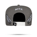 Boné Snapback New Wings Cinza Mescla