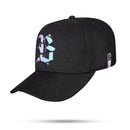 Boné Snapback Preto Logo Verniz Prateado