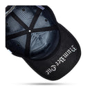 Boné Snapback Preto Logo Verniz Prateado