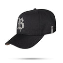 Boné Snapback Preto Splash Logo Couro Prata