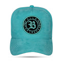 Boné Snapback Azul Turquesa Follow Suede