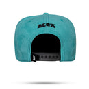 Boné Snapback Azul Turquesa Follow Suede