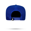 Boné Snapback Trucker Laser Azul Royal Logo Branco