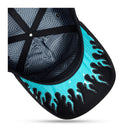 Boné Snapback Preto Verniz Hand Azul