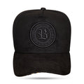 Boné Snapback Suede Preto Animal Print