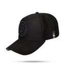 Boné Snapback Suede Preto Animal Print