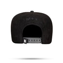 Boné Snapback Suede Preto Animal Print