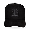 Boné Snapback Preto Suede New Wings