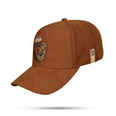 Boné Snapback Suede Marrom Cap Bear