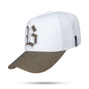 Boné Snapback Branco Aba Shine Pink Blue