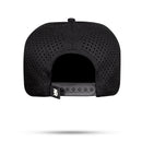 Boné Snapback Trucker Laser Preto Logo Branco