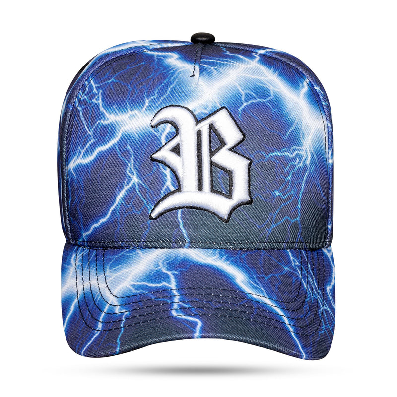 Boné Azul Snapback Raios Azul