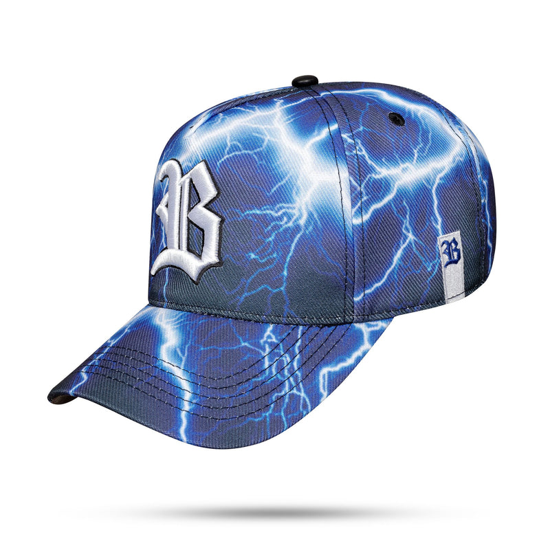 Boné Azul Snapback Raios Azul