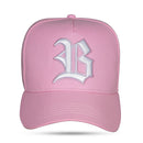 Boné Rosa Claro Snapback New Wings