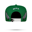 Boné Snapback Verde Bandeira New Wings