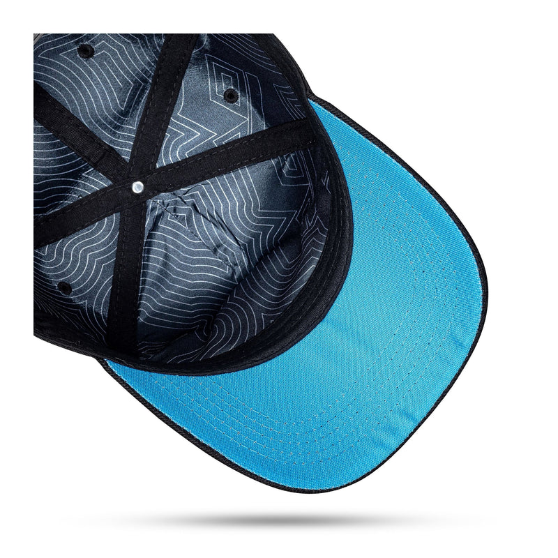 Boné Preto Snapback Authentic B Azul