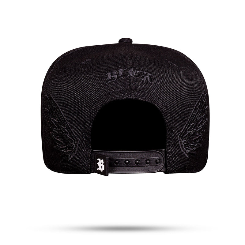 Boné Snapback Preto Shine Wings 2.0