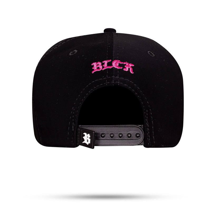 Boné Snapback IA Preto Nobuck Pantera