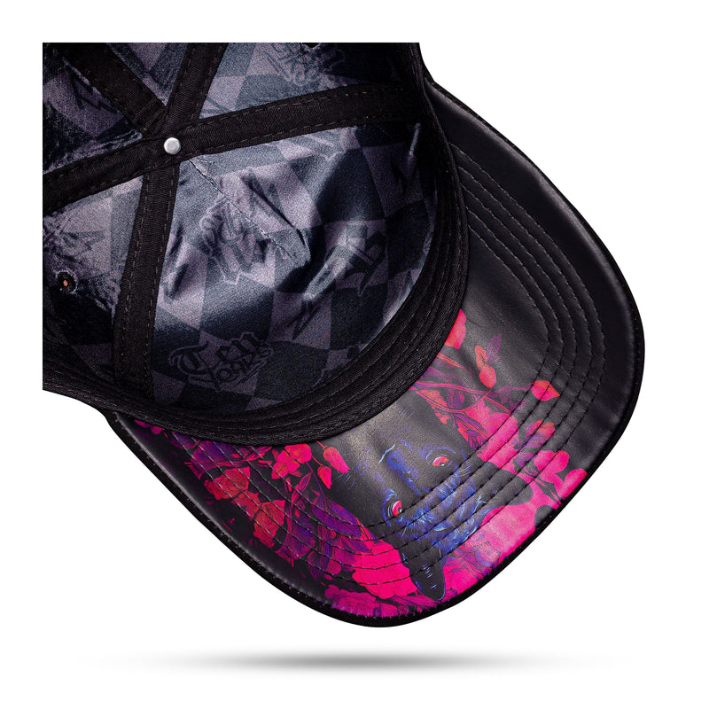 Boné Snapback IA Preto Nobuck Pantera