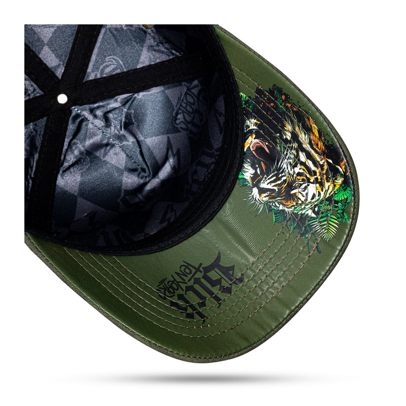 Boné Snapback IA Suede Verde Tiger Ten Years