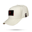 Boné Snapback Off White Tag Suede Preto Vermelho