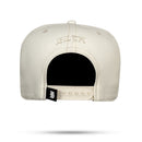 Boné Snapback Off White Tag Suede Preto Vermelho