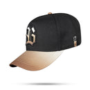 Boné Snapback Preto Aba Degradê Marrom Café Bege