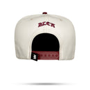 Boné Snapback Off White Alto Relevo Vinho