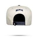Boné Snapback Off White Alto Relevo Azul Marinho