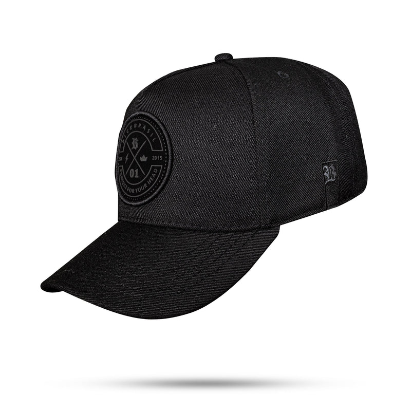 Boné Preto Snapback Zero Um