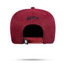 Boné Snapback Vinho Follow Preto Fosco
