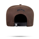 Boné Snapback Marrom Café Follow Preto Fosco