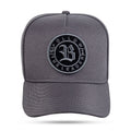 Boné Snapback Cinza Grafite Follow Preto Fosco