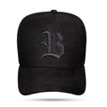 Boné Preto Snapback Suede 2.0