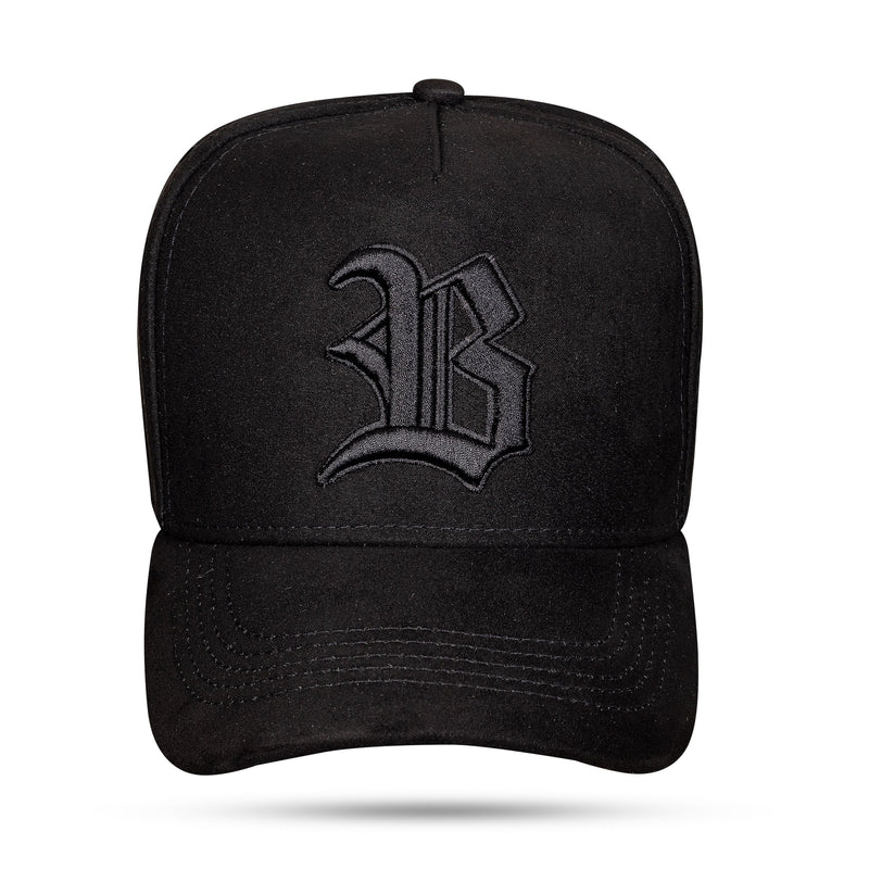 Boné Preto Snapback Suede 2.0