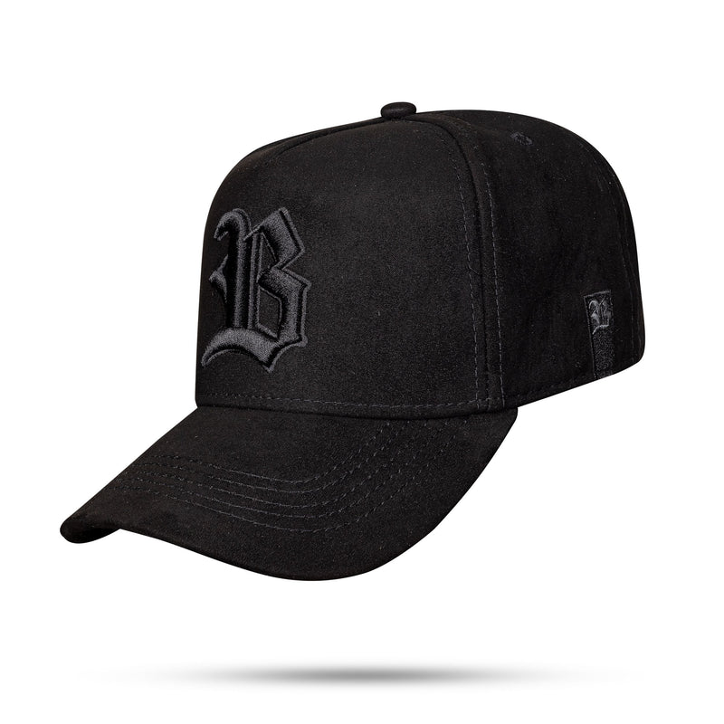 Boné Preto Snapback Suede 2.0