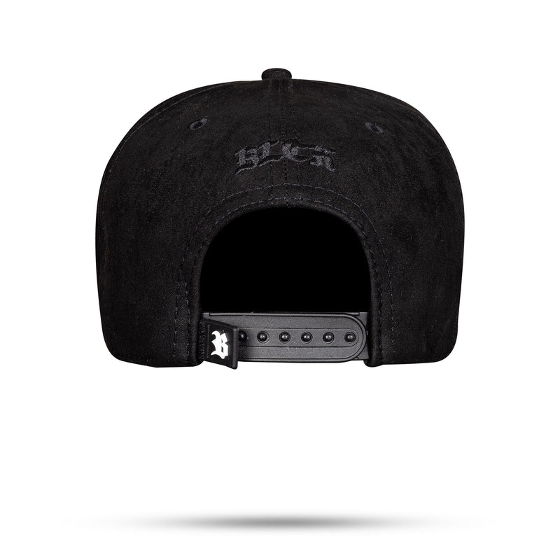 Boné Preto Snapback Suede 2.0