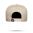 Boné Snapback Bege Logo Camuflado