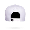 Boné Snapback Branco Alto Relevo Zig Zag Pink