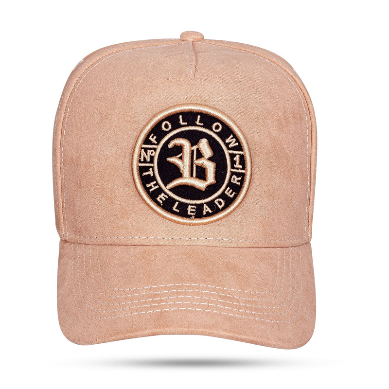 Boné Snapback Bege Skin Follow Suede