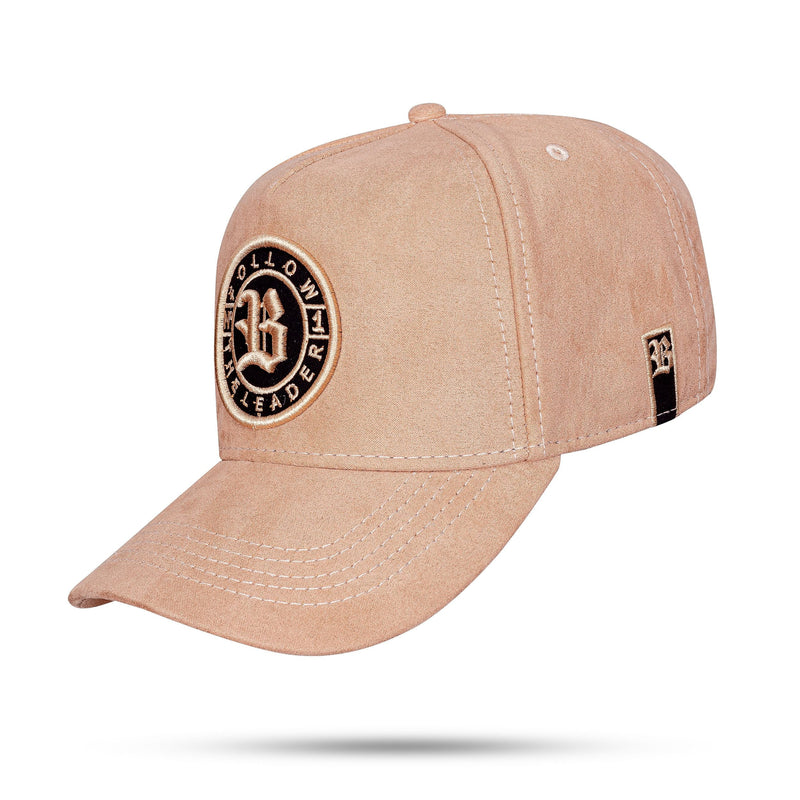 Boné Snapback Bege Skin Follow Suede