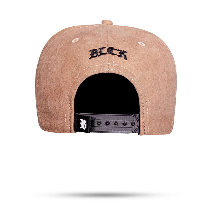 Boné Snapback Bege Skin Follow Suede