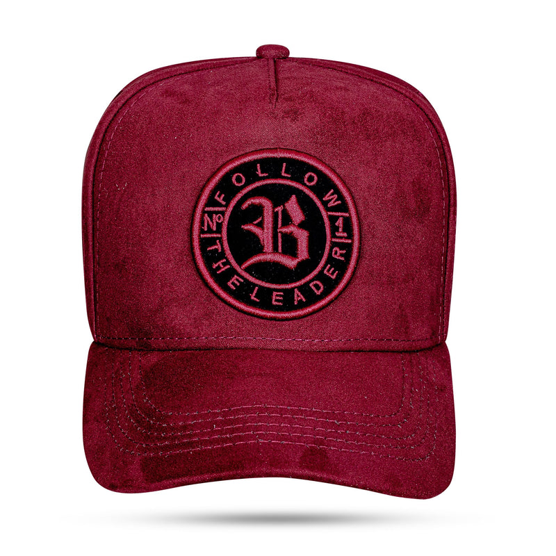 Boné Snapback Follow Suede Vinho