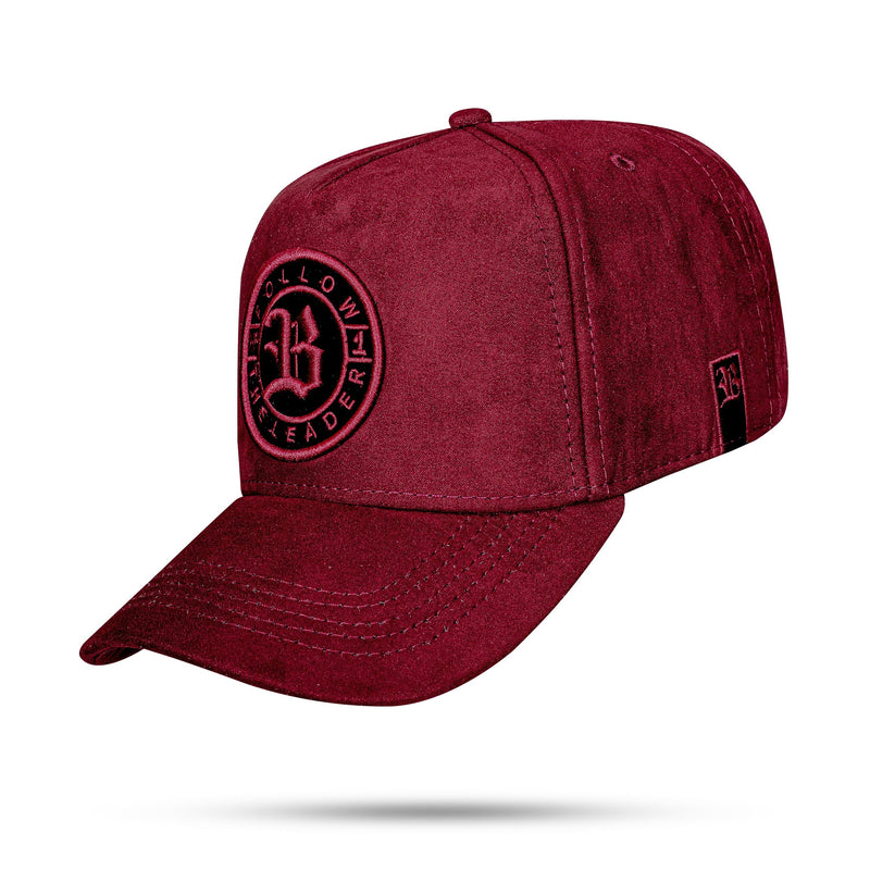 Boné Snapback Follow Suede Vinho