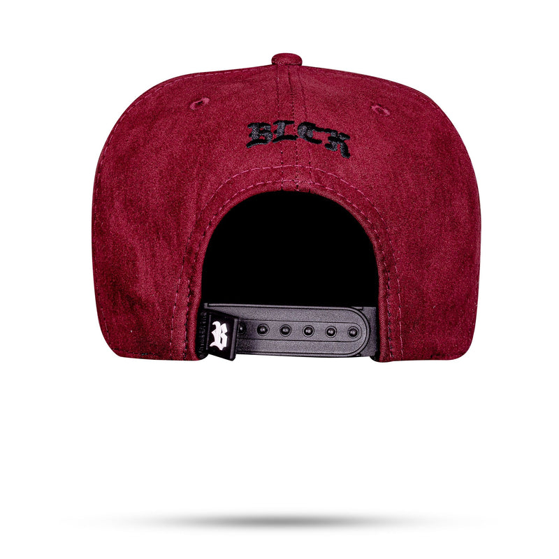 Boné Snapback Follow Suede Vinho