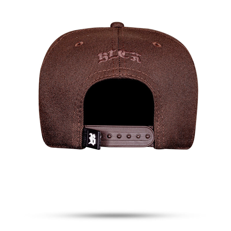 Boné Snapback Follow The Leader Marrom Café